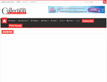 Tablet Screenshot of collection-magazine.com